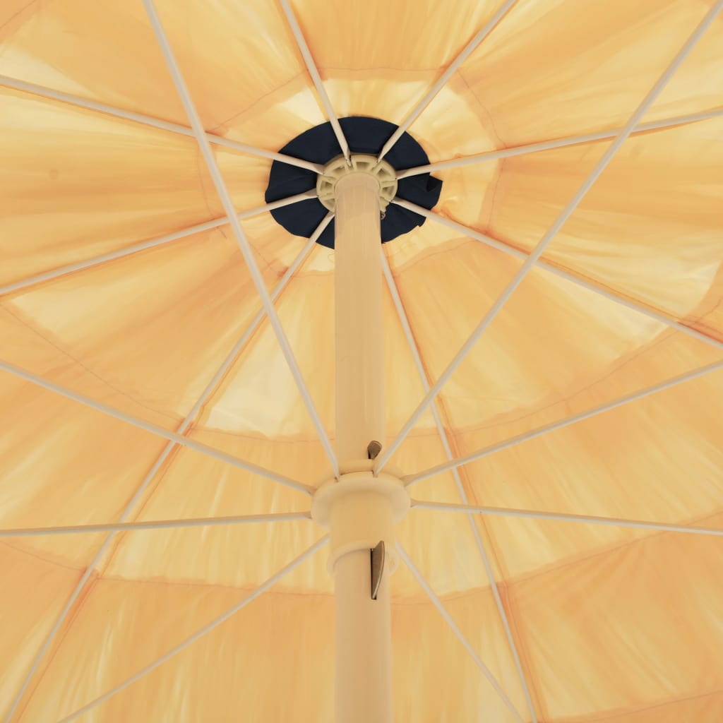 Umbrelă de plajă, natural, 240 cm, stil hawaiian - Lando