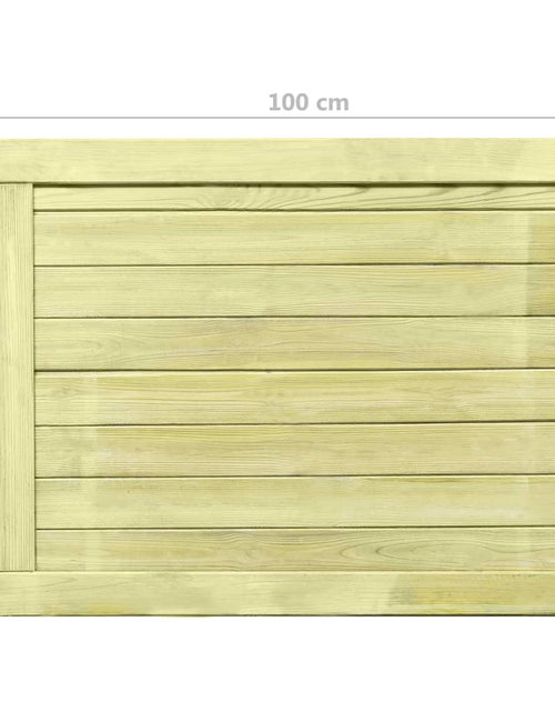 Încărcați imaginea în vizualizatorul Galerie, Poartă de grădină, 75 x 100 cm, lemn de pin tratat Lando - Lando
