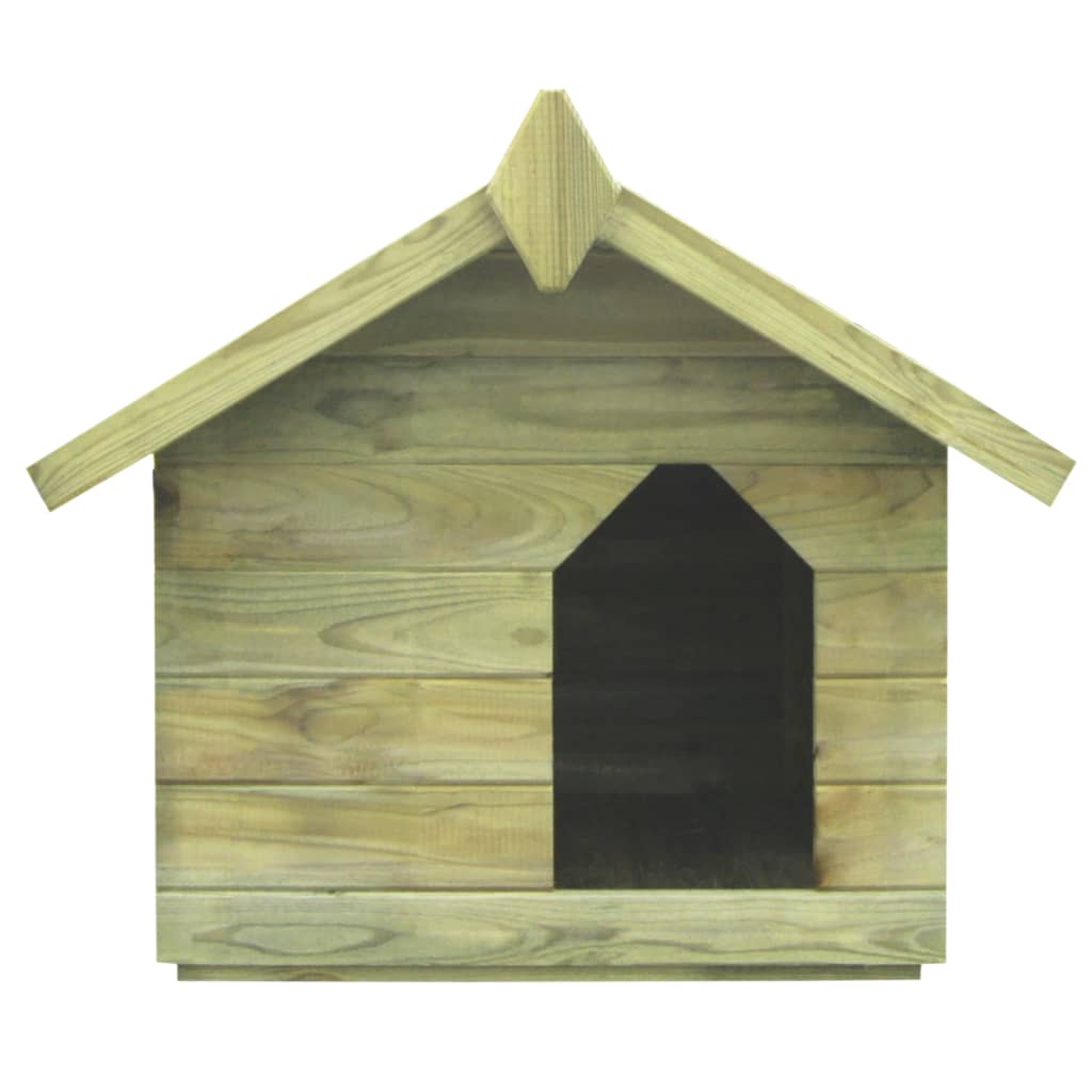 Cușcă de câine grădină, acoperiș detașabil, lemn de pin tratat - Lando
