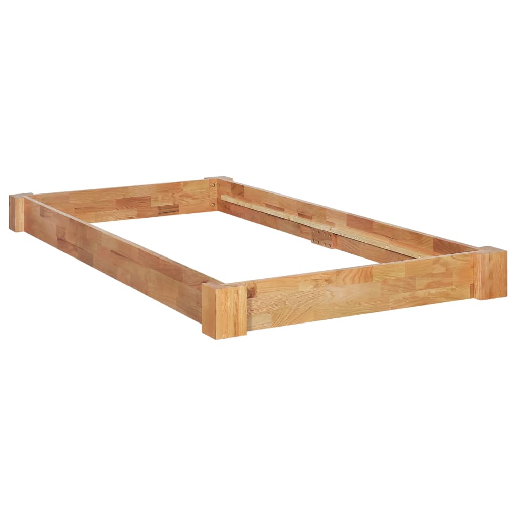 Cadru de pat, 90 x 200 cm, lemn masiv de stejar - Lando