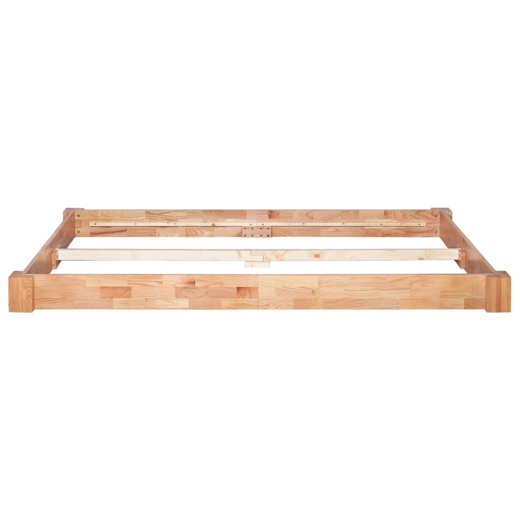 Cadru de pat, 140 x 200 cm, lemn masiv de stejar - Lando
