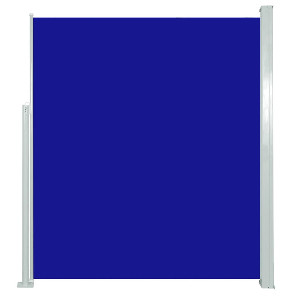 Copertină laterală retractabilă, albastru, 160x500 cm - Lando
