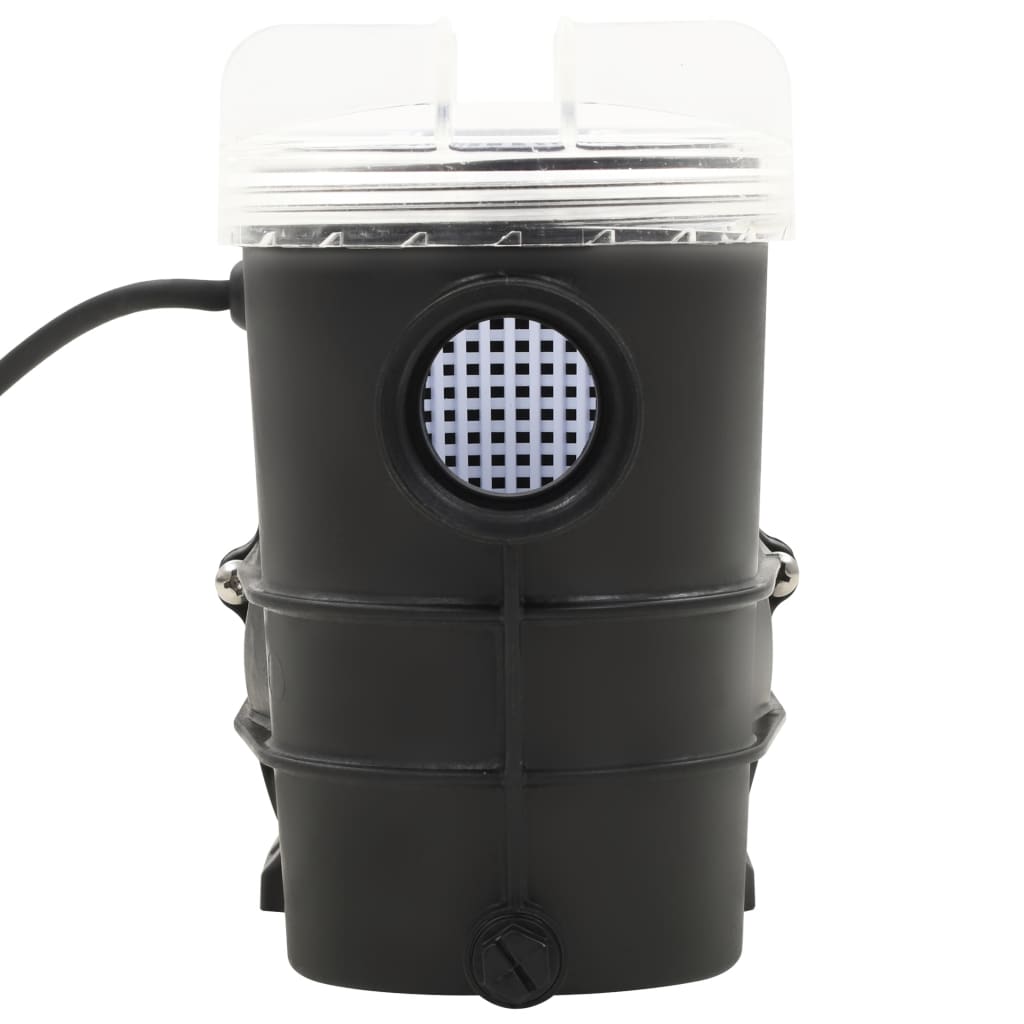 Pompă de piscină cu temporizator, negru, 0,25 CP, 8000 L/h Lando - Lando