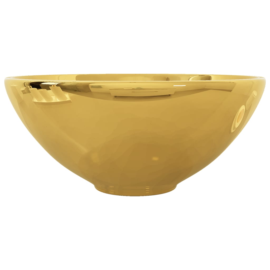 Chiuvetă, auriu, 32,5 x 14 cm, ceramică Lando - Lando
