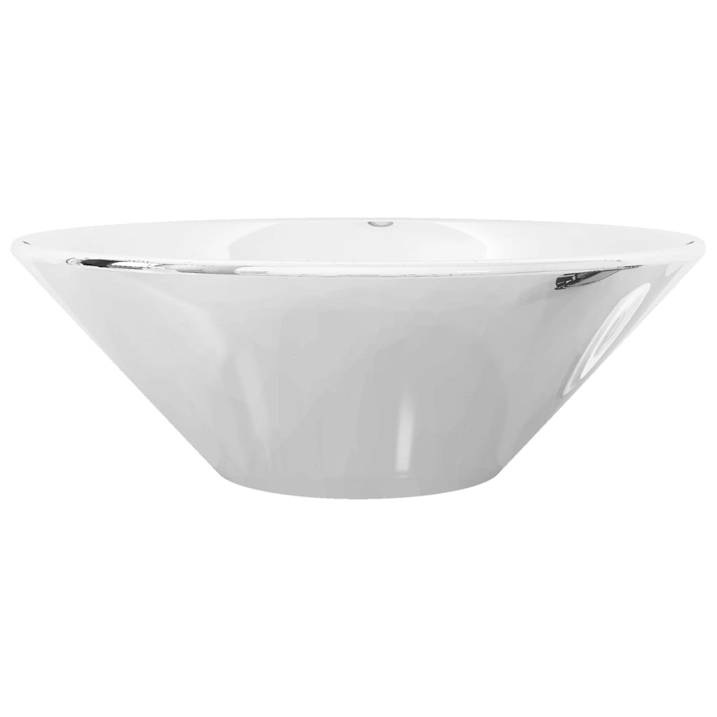 Lando-Chiuvetă de baie, argintiu, 42 x 14 cm, ceramică- mobila