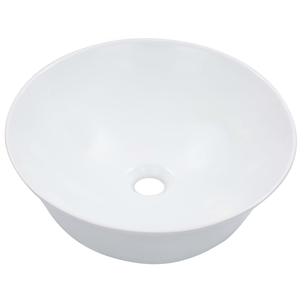Chiuvetă de baie, alb, 41x12,5 cm, ceramică Lando - Lando