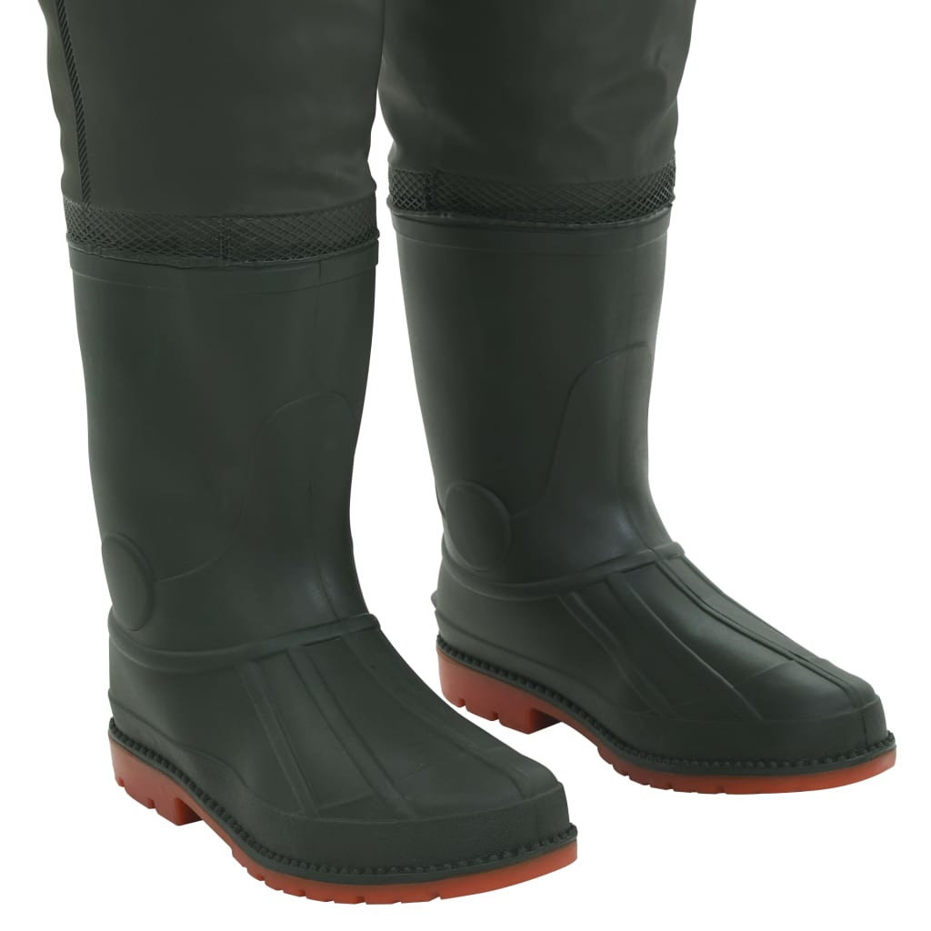 Lando-Pantaloni de vânătoare cu cizme, verde, mărime 42- lando.md