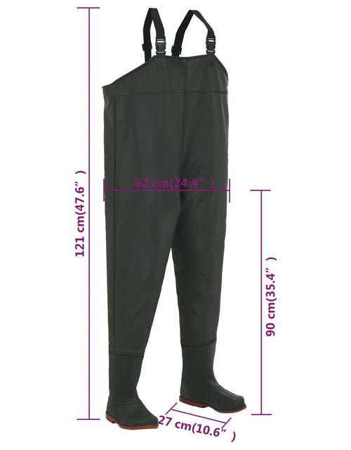 Încărcați imaginea în vizualizatorul Galerie, Pantaloni de vânătoare cu cizme, verde, mărime 42 Lando - Lando

