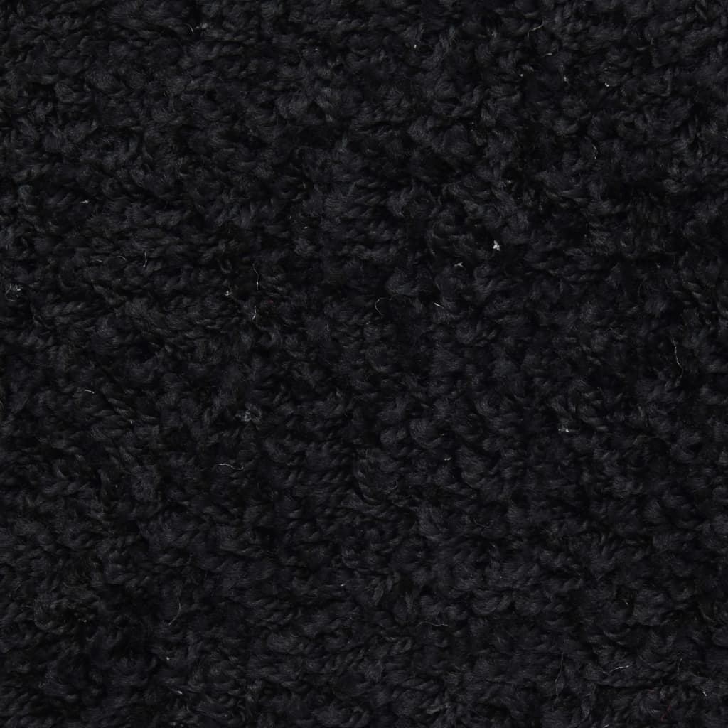 Covorașe pentru trepte scară, 15 buc., negru, 56x20 cm Lando - Lando