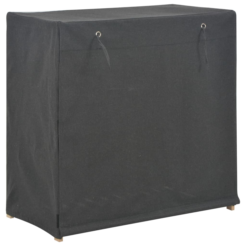 Pantofar cu husă, gri, 79 x 40 x 80 cm, material textil - Lando