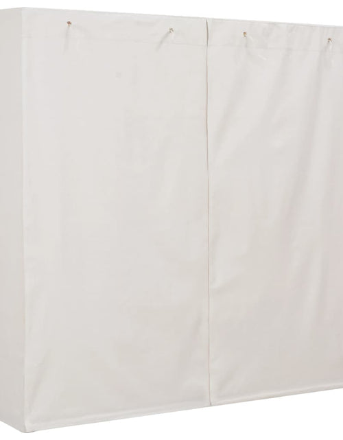 Încărcați imaginea în vizualizatorul Galerie, Șifonier, alb, 173x40x170 cm, material textil - Lando
