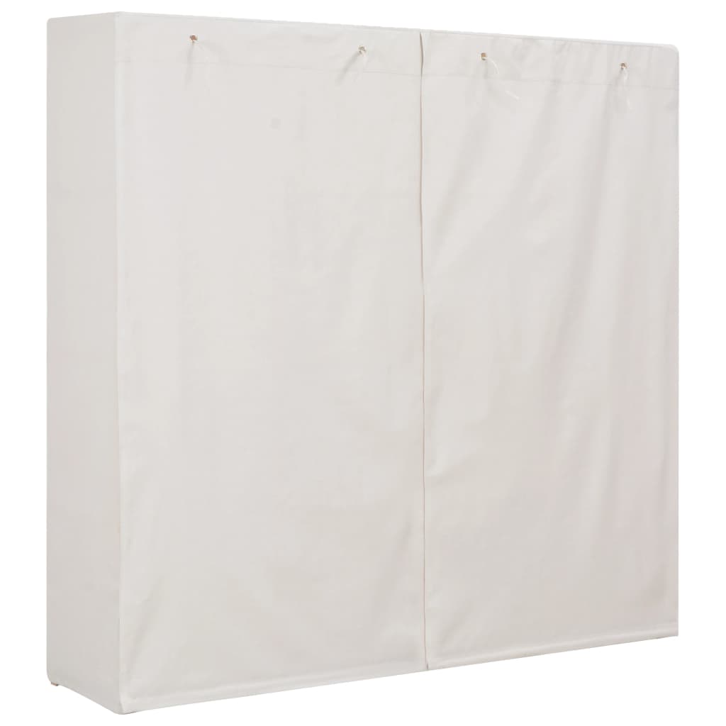 Șifonier, alb, 173x40x170 cm, material textil - Lando