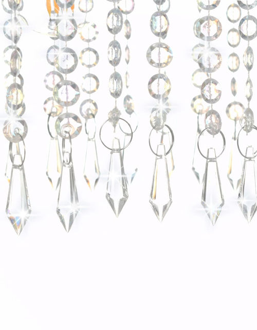 Încărcați imaginea în vizualizatorul Galerie, Lustră cu mărgele de cristal, argintiu, 104 cm, E14 Lando - Lando
