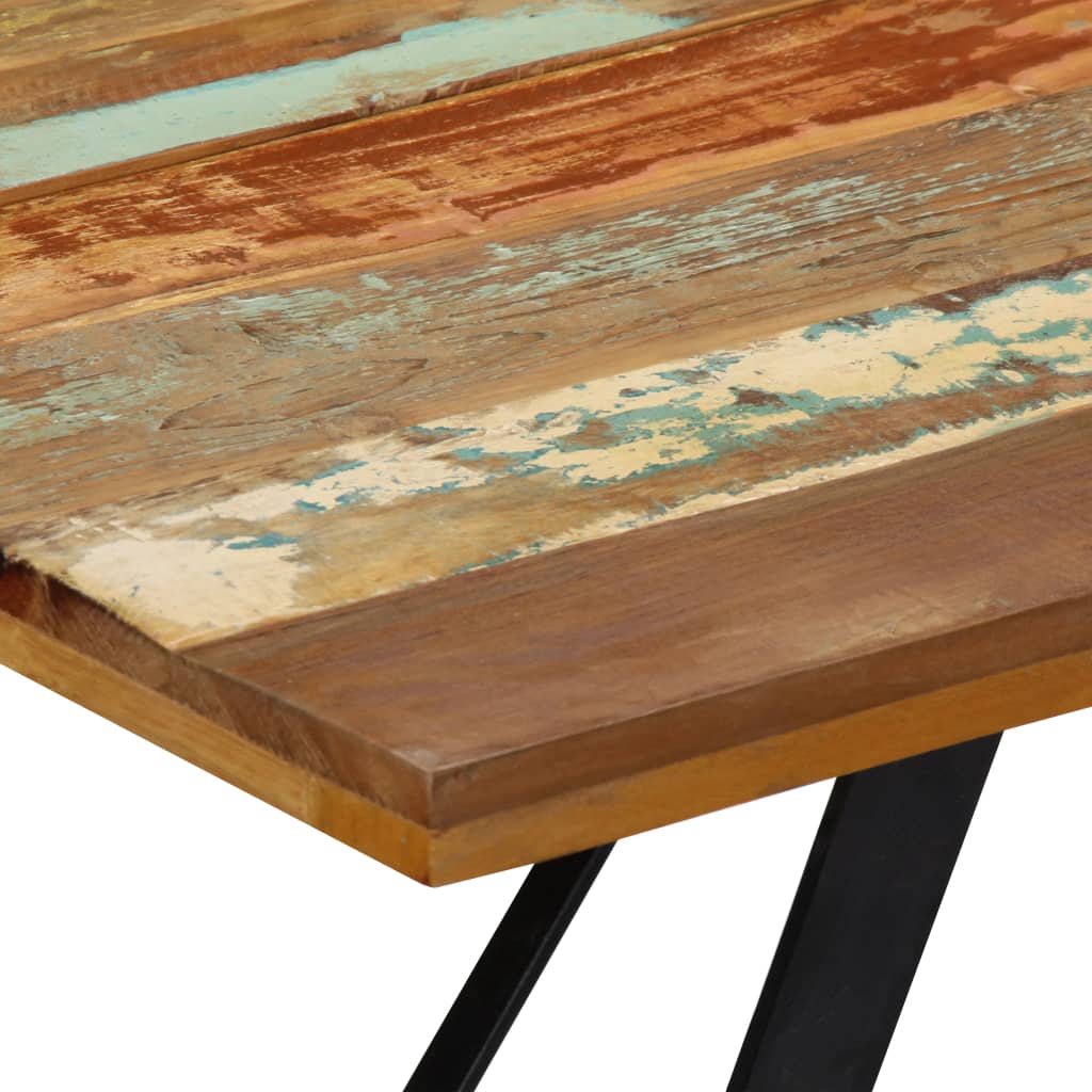 Masă de bucătărie, 140 x 80 x 76 cm, lemn masiv reciclat - Lando