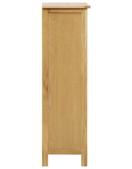 Încărcați imaginea în vizualizatorul Galerie, Dulap de vinuri, 56 x 32 x 110 cm, lemn masiv de stejar - Lando
