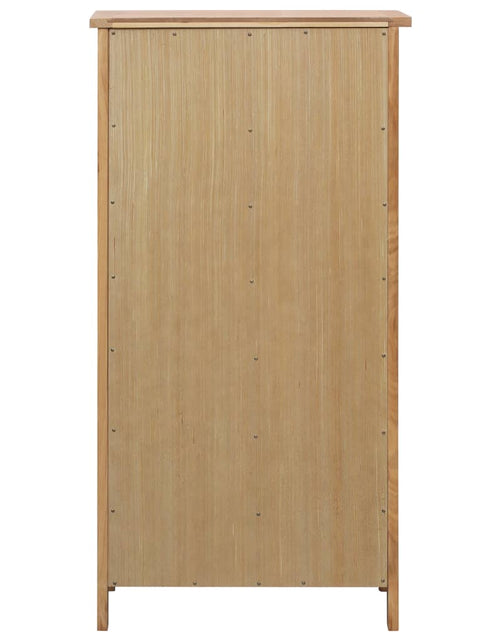 Încărcați imaginea în vizualizatorul Galerie, Dulap de vinuri, 56 x 32 x 110 cm, lemn masiv de stejar - Lando
