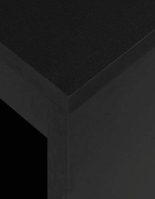 Încărcați imaginea în vizualizatorul Galerie, Masă de bar cu raft, negru, 110 x 50 x 103 cm - Lando
