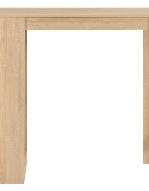 Загрузите изображение в средство просмотра галереи, Masă de bar cu raft, stejar, 110 x 50 x 103 cm - Lando
