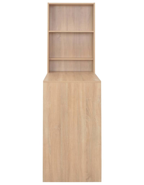 Încărcați imaginea în vizualizatorul Galerie, Masă de bar cu dulap, stejar, 115 x 59 x 200 cm - Lando
