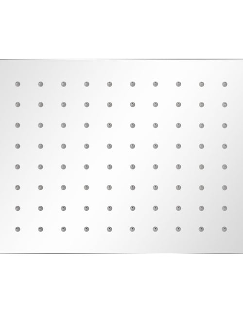 Încărcați imaginea în vizualizatorul Galerie, Cap de duș tip ploaie, 2 buc., 20 x 30 cm, oțel inoxidabil - Lando

