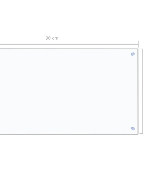 Încărcați imaginea în vizualizatorul Galerie, Panou antistropi bucătărie transparent 90x50 cm sticlă securiz. - Lando
