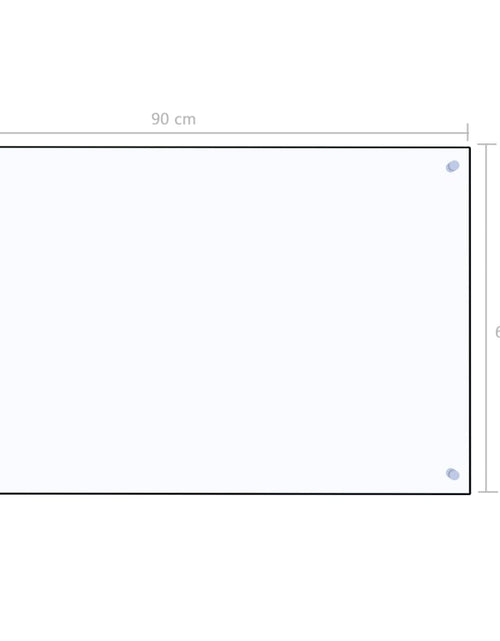 Încărcați imaginea în vizualizatorul Galerie, Panou antistropi bucătărie transparent 90x60 cm sticlă securiz. - Lando

