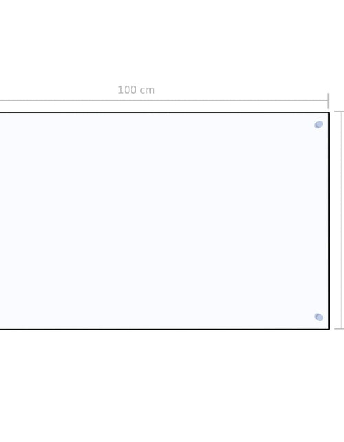 Загрузите изображение в средство просмотра галереи, Panou antistropi bucătărie transparent 100x60cm sticlă securiz. - Lando

