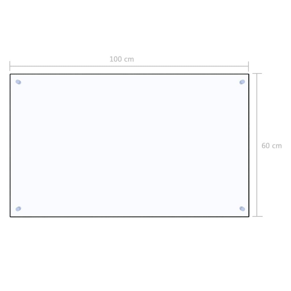 Panou antistropi bucătărie transparent 100x60cm sticlă securiz. - Lando