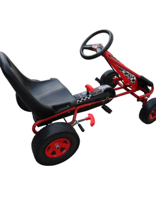 Încărcați imaginea în vizualizatorul Galerie, Kart copii cu pedale și scaun reglabil Roșu Lando - Lando
