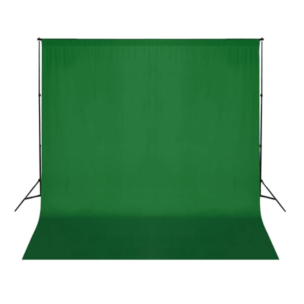 Fundal foto, bumbac, verde, 300 x 300 cm, Chroma Key Lando - Lando