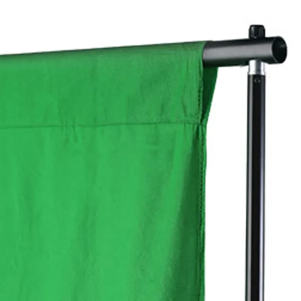 Fundal foto, bumbac, verde, 300 x 300 cm, Chroma Key Lando - Lando