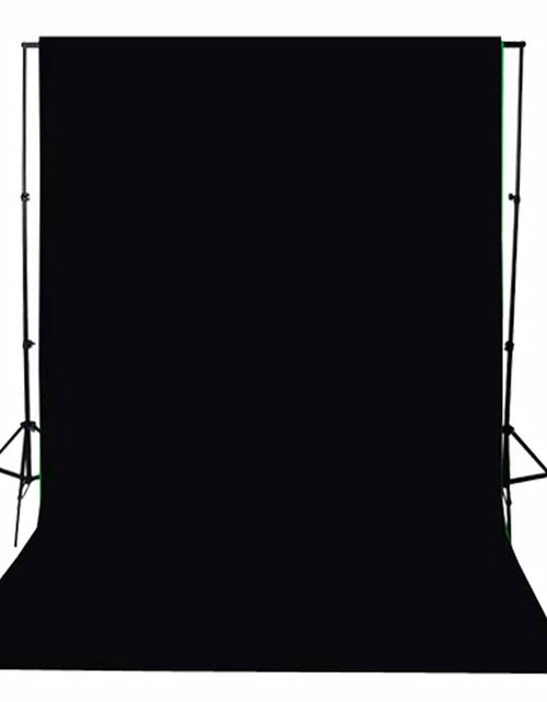 Încărcați imaginea în vizualizatorul Galerie, Fundal foto, bumbac, negru, 300 x 300 cm Lando - Lando
