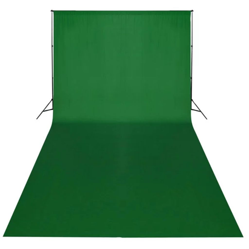Fundal foto, bumbac, verde, 600 x 300 cm, Chroma Key Lando - Lando