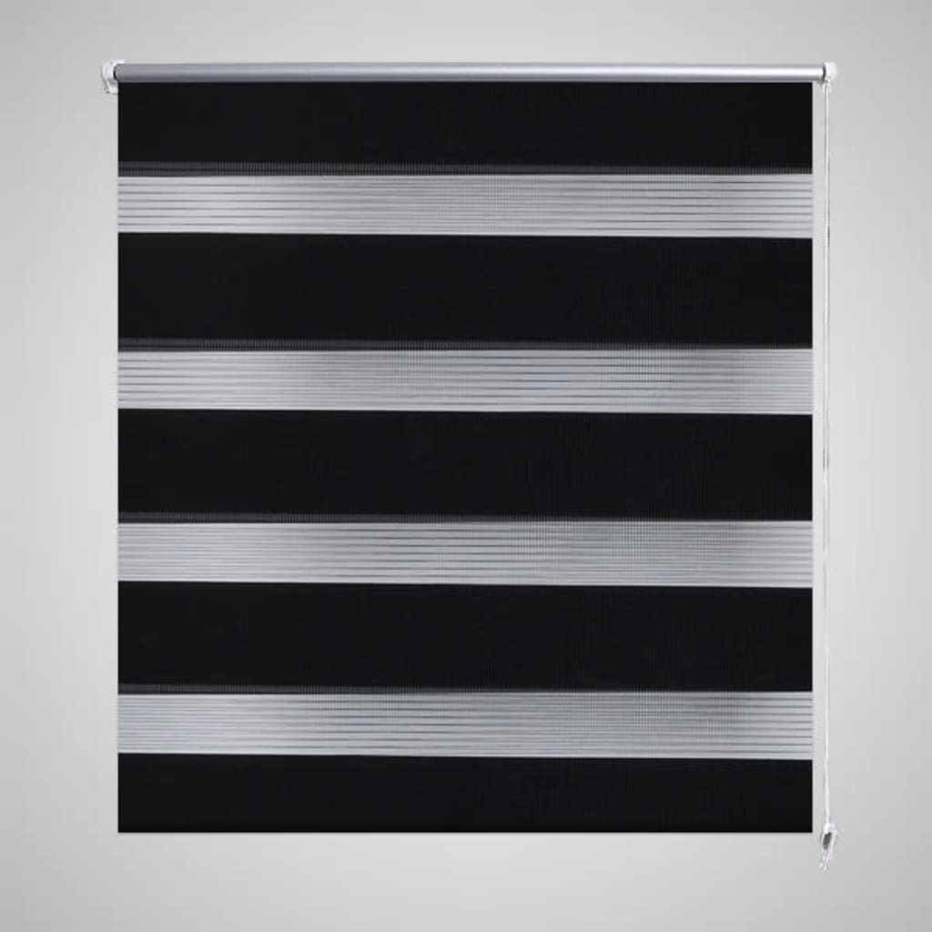 Jaluzea opacă tip zebră, 40 x 100 cm, negru Lando - Lando