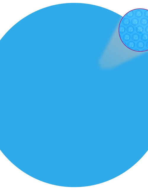 Загрузите изображение в средство просмотра галереи, Folie solară plutitoare piscină, rotundă, PE, 250 cm, albastru Lando - Lando

