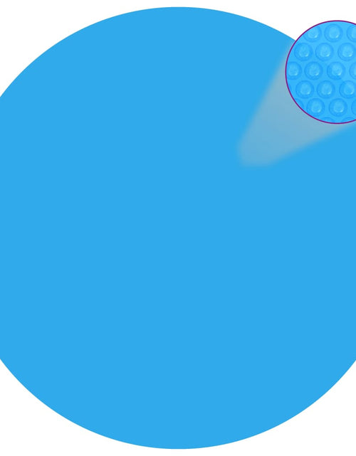 Загрузите изображение в средство просмотра галереи, Folie solară plutitoare piscină, rotundă, PE, 300 cm, albastru Lando - Lando
