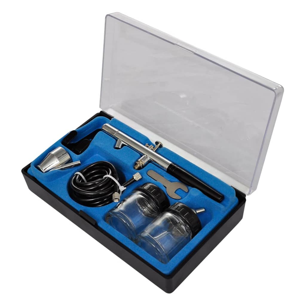 Airbrush Set compresor aerograf cu 2 pistoale Lando - Lando