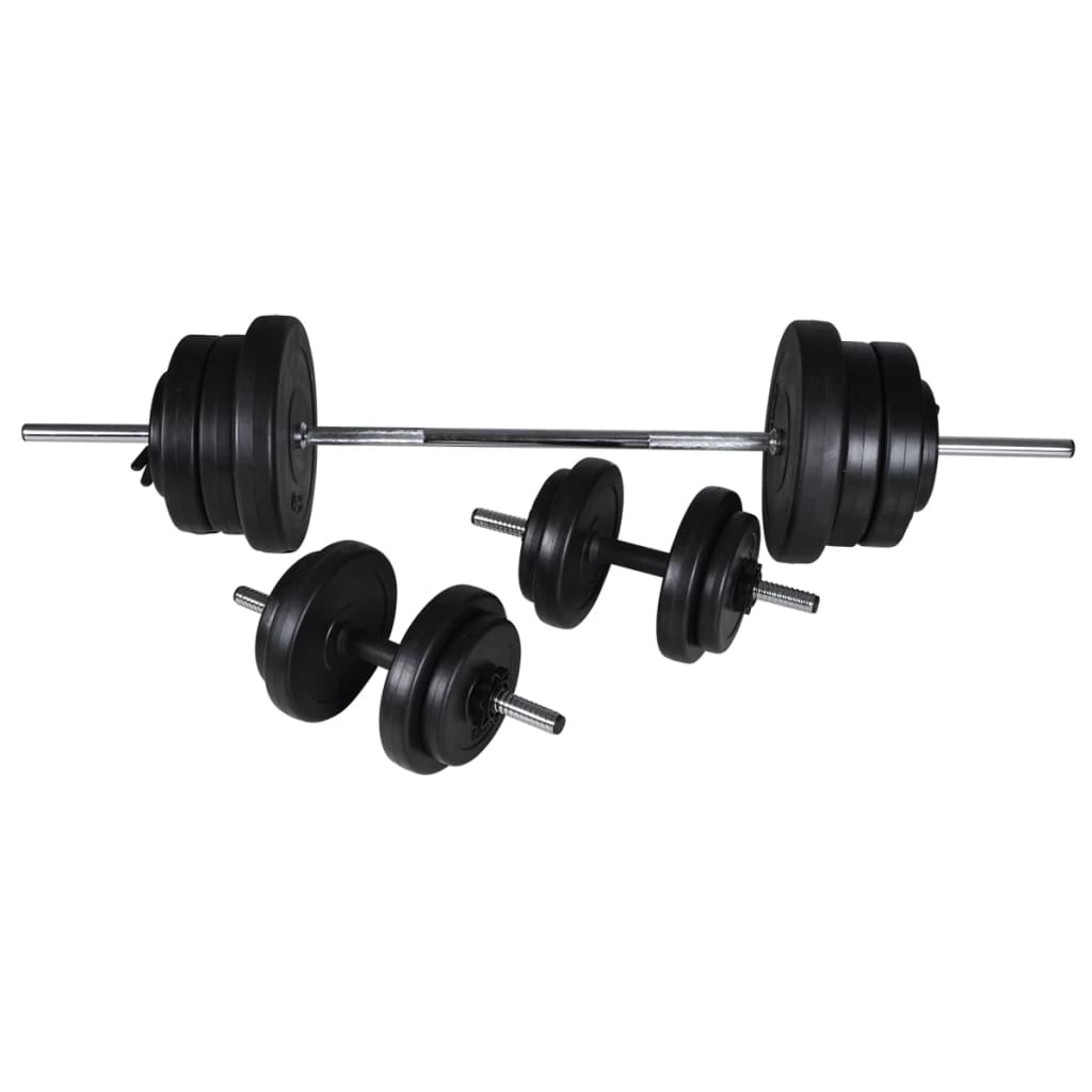 Set haltere+2 gantere 60,5kg - Lando