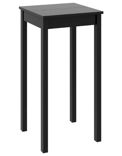 Загрузите изображение в средство просмотра галереи, Masă de bar din MDF, negru, 55 x 55 x 107 cm - Lando
