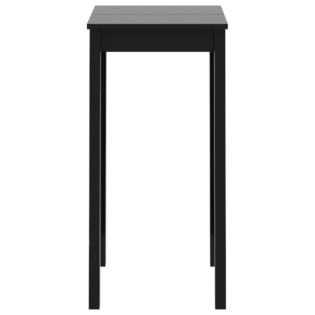 Masă de bar din MDF, negru, 55 x 55 x 107 cm - Lando