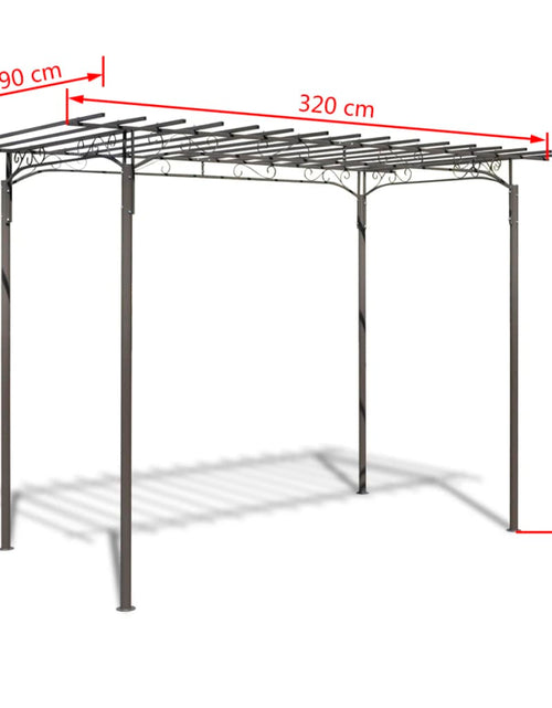 Загрузите изображение в средство просмотра галереи, Pergolă din oțel pentru grădină - Lando
