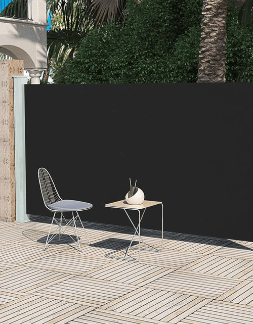 Încărcați imaginea în vizualizatorul Galerie, Copertină laterală pentru terasă/curte, negru, 160x300 cm - Lando
