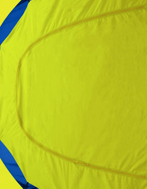 Încărcați imaginea în vizualizatorul Galerie, Cort camping material textil, 9 persoane, albastru și galben Lando - Lando

