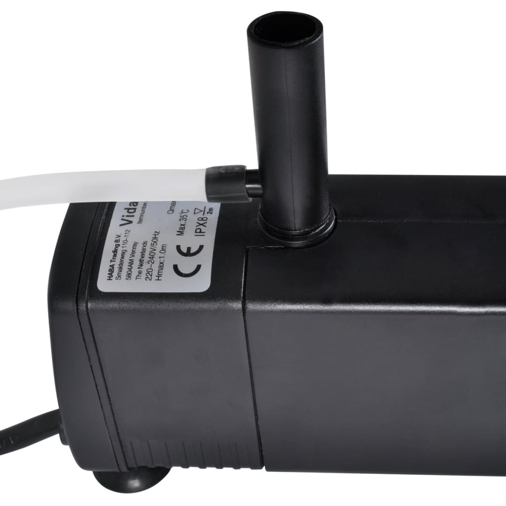 Pompă cu filtru pentru acvariu cu carbon activ, 600L/h Lando - Lando