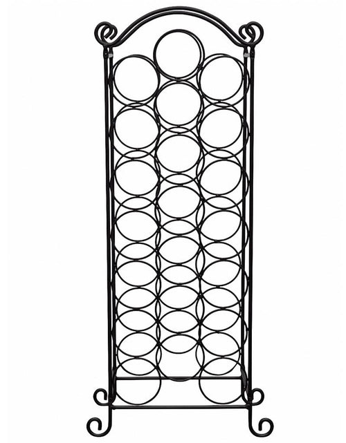 Încărcați imaginea în vizualizatorul Galerie, Suport sticle de vin pentru 21 de sticle, metal - Lando
