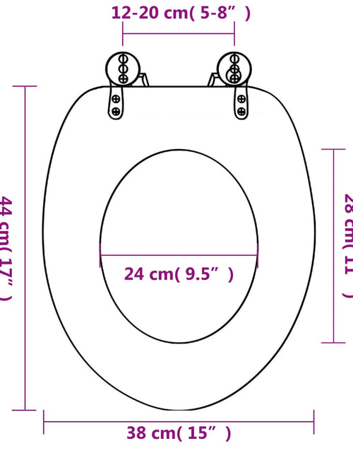 Загрузите изображение в средство просмотра галереи, Capac WC, MDF, model stea de mare Lando - Lando
