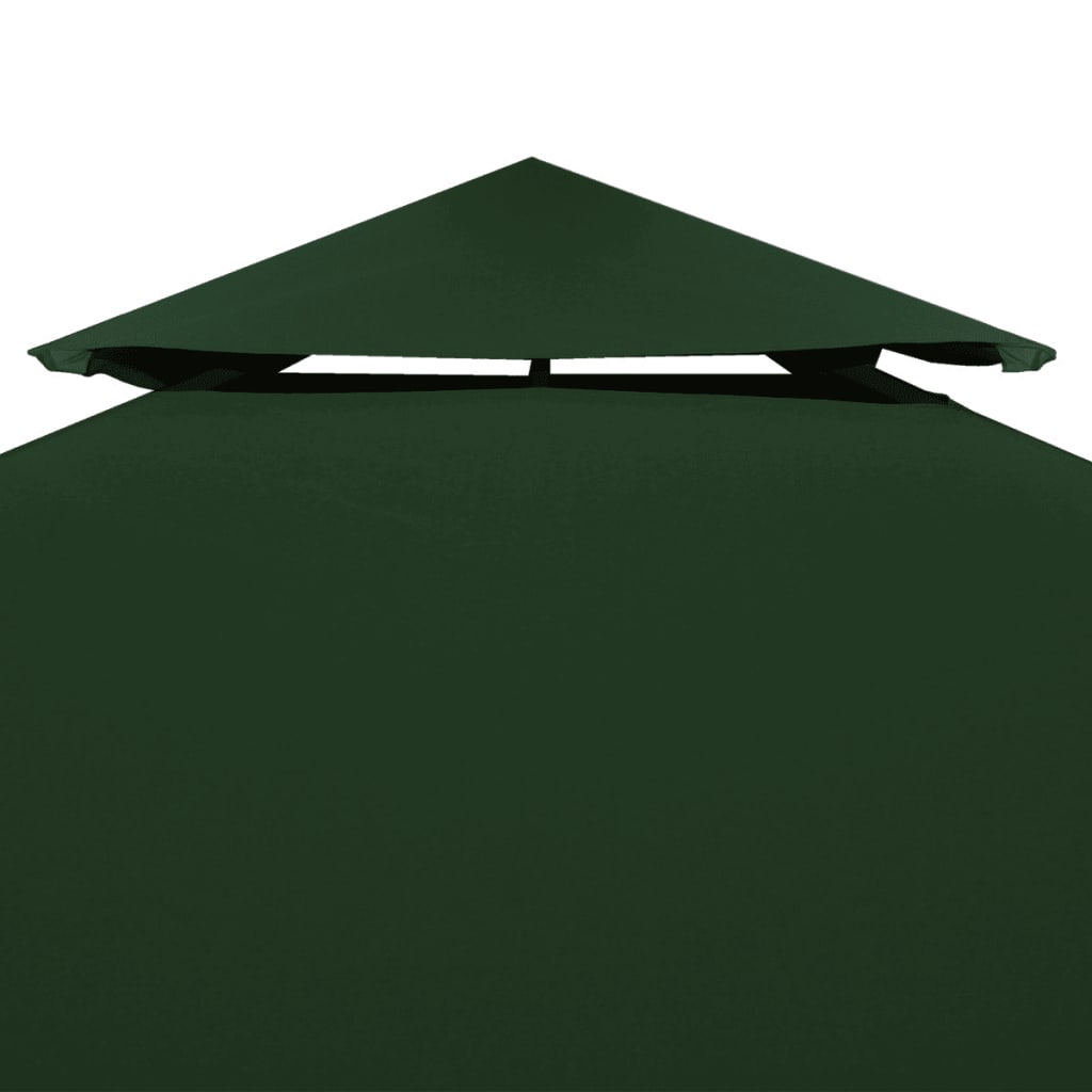 Copertină de rezervă acoperiș pavilion, verde, 3x4 m, 310 g/m² Lando - Lando
