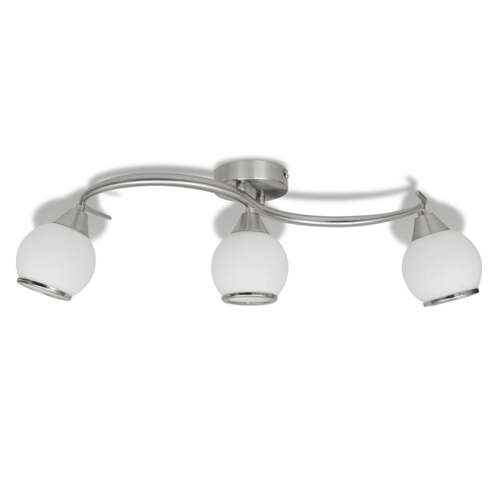 Candelabru cu cristale, design cromat Lando - Lando