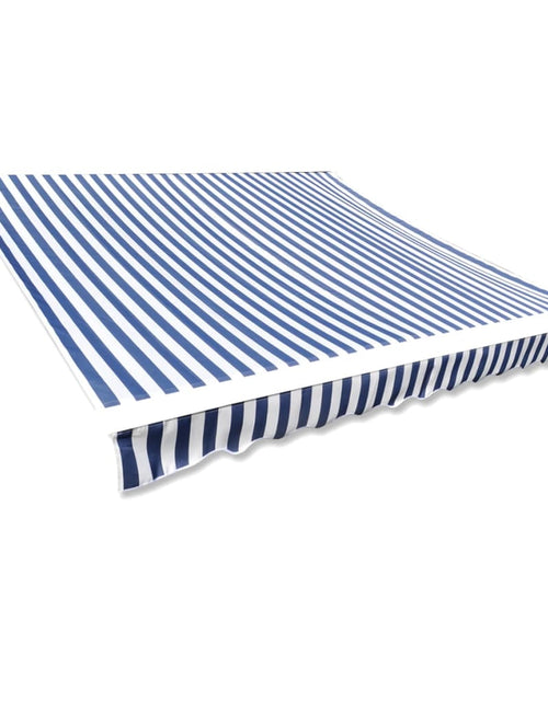 Încărcați imaginea în vizualizatorul Galerie, Pânză copertină albastru &amp; alb, 3x2,5 m (cadrul nu este inclus) - Lando
