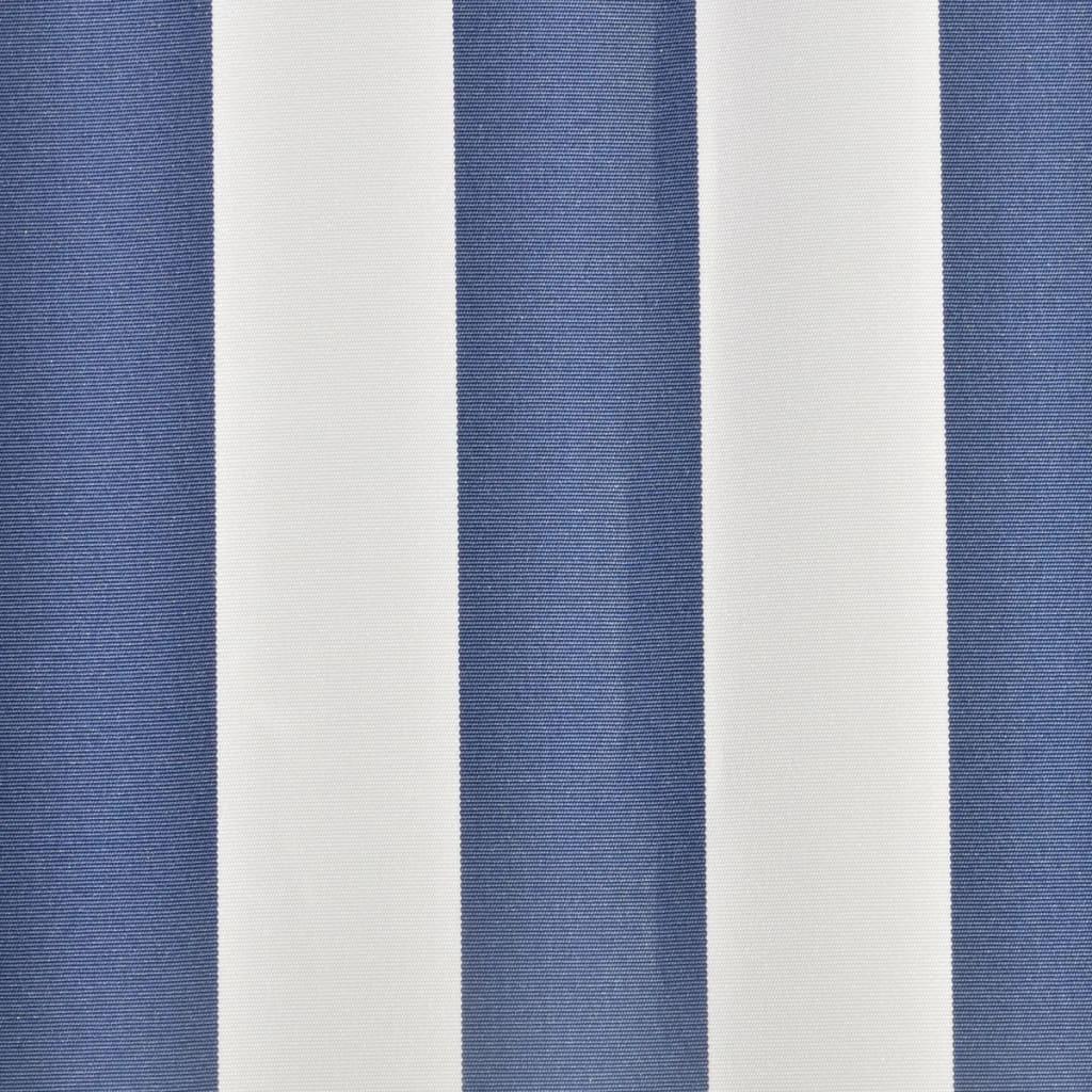 Pânză copertină albastru & alb, 3x2,5 m (cadrul nu este inclus) - Lando
